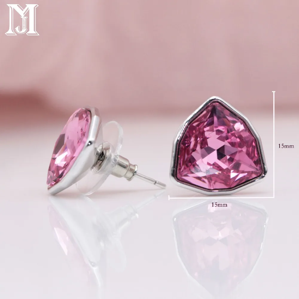 JiaMu Модные Swarovski маскирующие солнечные очки с цветными украшением в виде