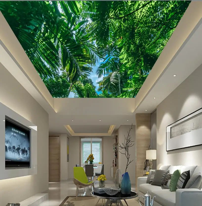 Custom 3d ceiling photo mural forest 3 d wallpaper for walls Living room bedroom 3d Ceiling Backdrop modern wallpaper
Custom 3d ceiling photo mural forest 3 d wallpaper for walls Living room bedroom 3d Ceiling Backdrop modern wallpaper