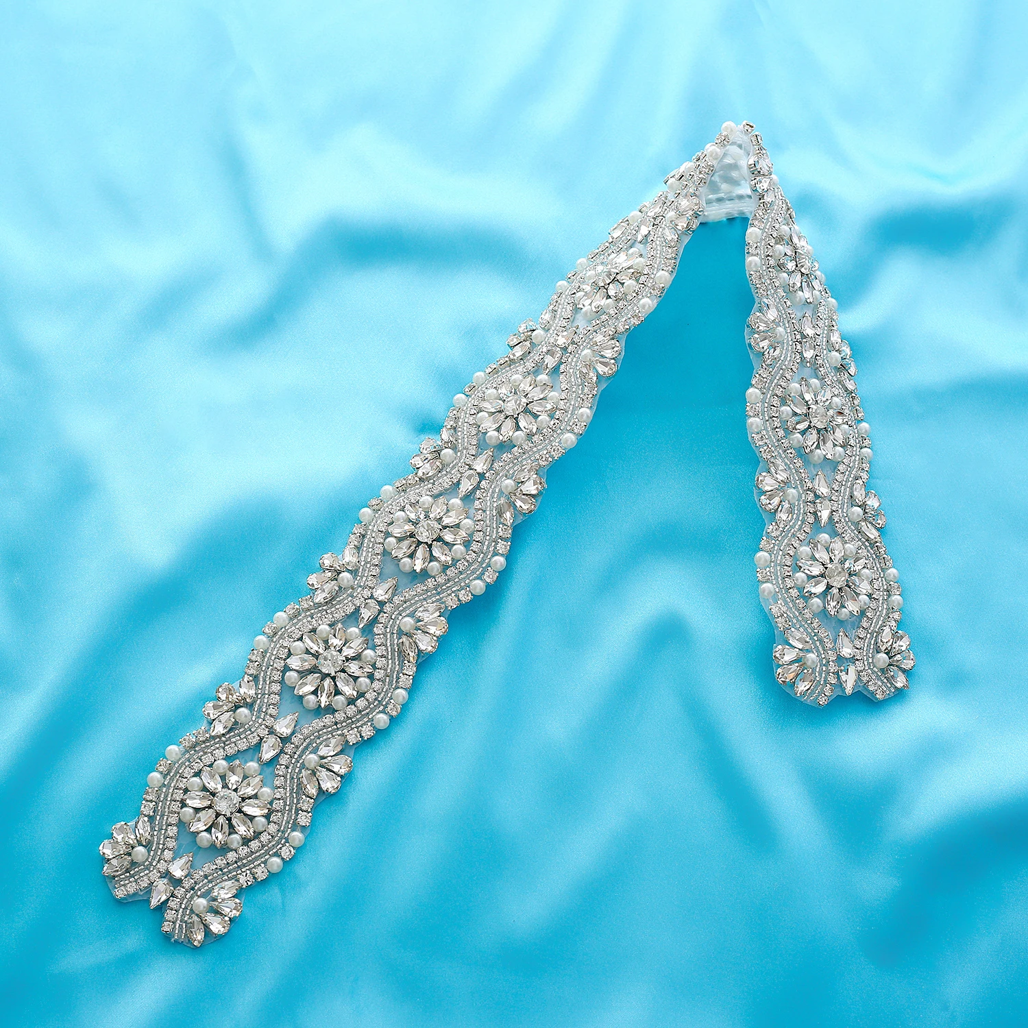 Hand Beaded Bridal Belt Silver Crystal Wedding Belt Rhinestones Satin Bridal Sash For Wedding Decoration S201S
Hand Beaded Bridal Belt Silver Crystal Wedding Belt Rhinestones Satin Bridal Sash For Wedding Decoration S201S