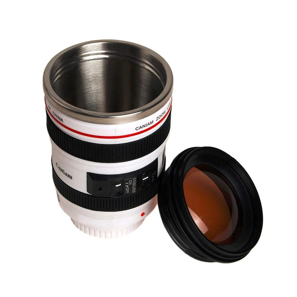 Durable Stainless Steel Vacuum Flasks Travel Coffee Cup Water Coffee Tea Camera Lens Tumbler
Durable Stainless Steel Vacuum Flasks Travel Coffee Cup Water Coffee Tea Camera Lens Tumbler