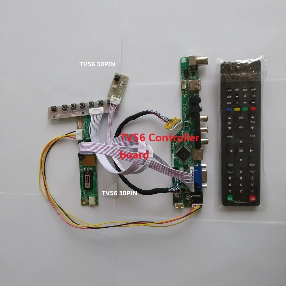 Для 30pin N154I2 L02 VGA AV комплект DIY Аудио светодиодный 1 с холодным катодом (CCFL) ТВ