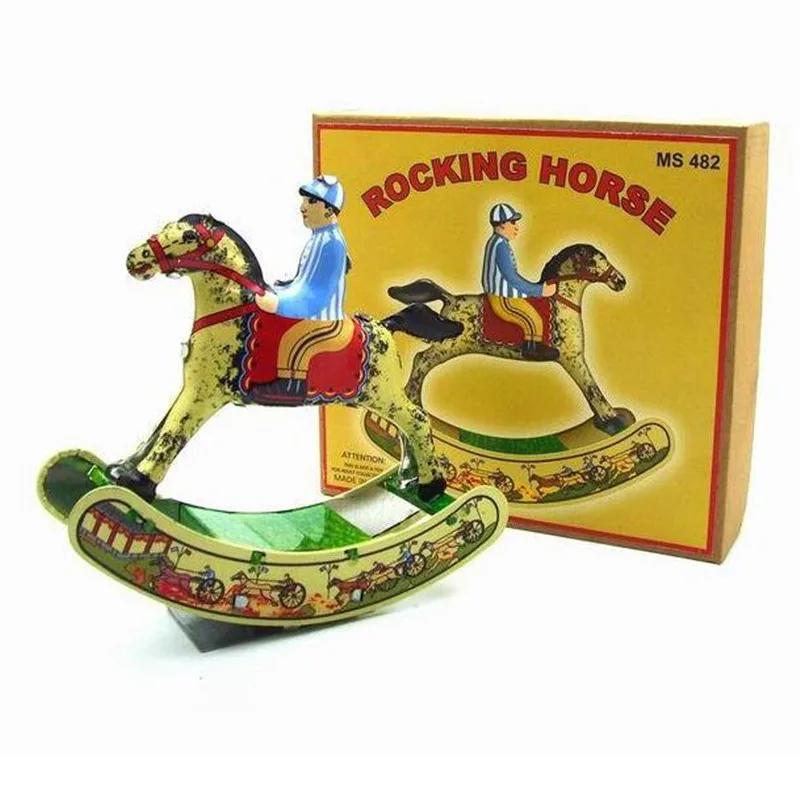 Classic Rocking Horse Robot Collection Tin toys Classic Motorbike Clockwork Wind Up Tin Toys For Adult Kids Collectible Gift
Classic Rocking Horse Robot Collection Tin toys Classic Motorbike Clockwork Wind Up Tin Toys For Adult Kids Collectible Gift