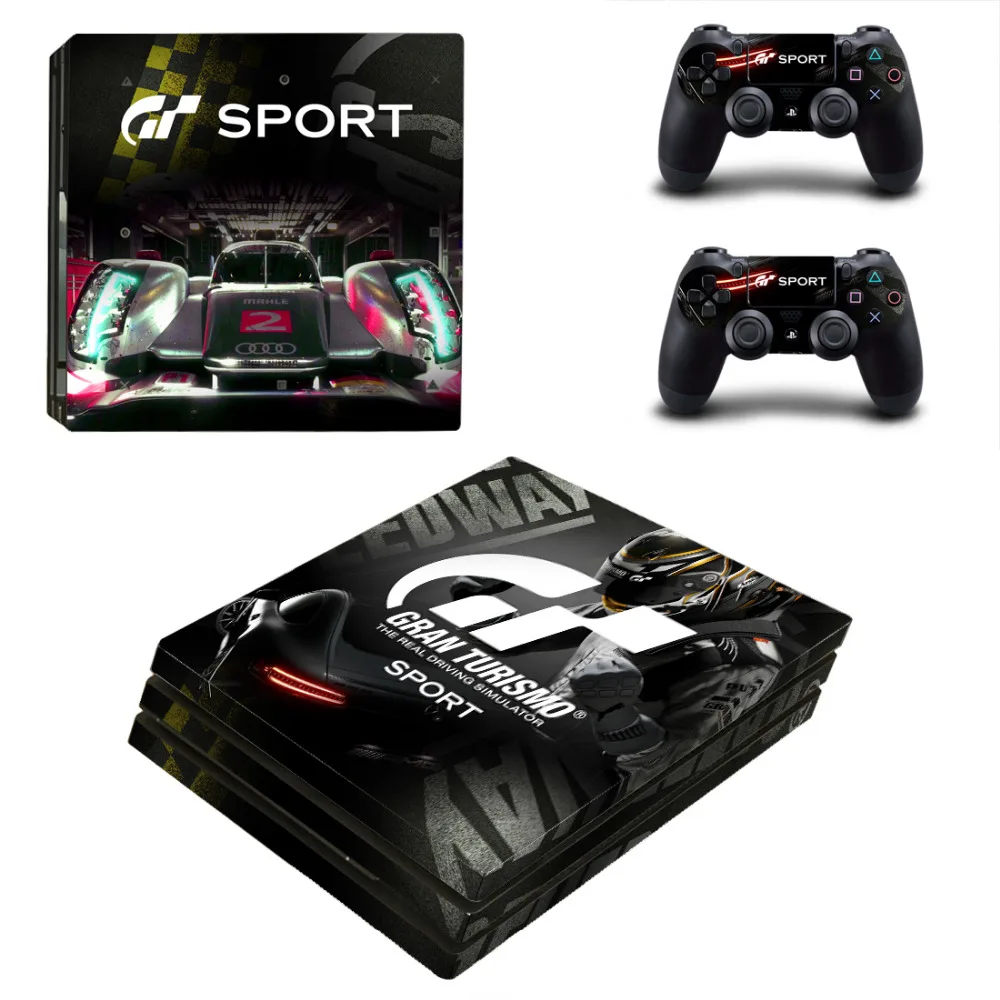 Gran Turismo Sport & GT PS4 Pro кожи наклейки для Sony PlayStation 4 консоли и 2 контроллеры виниловые