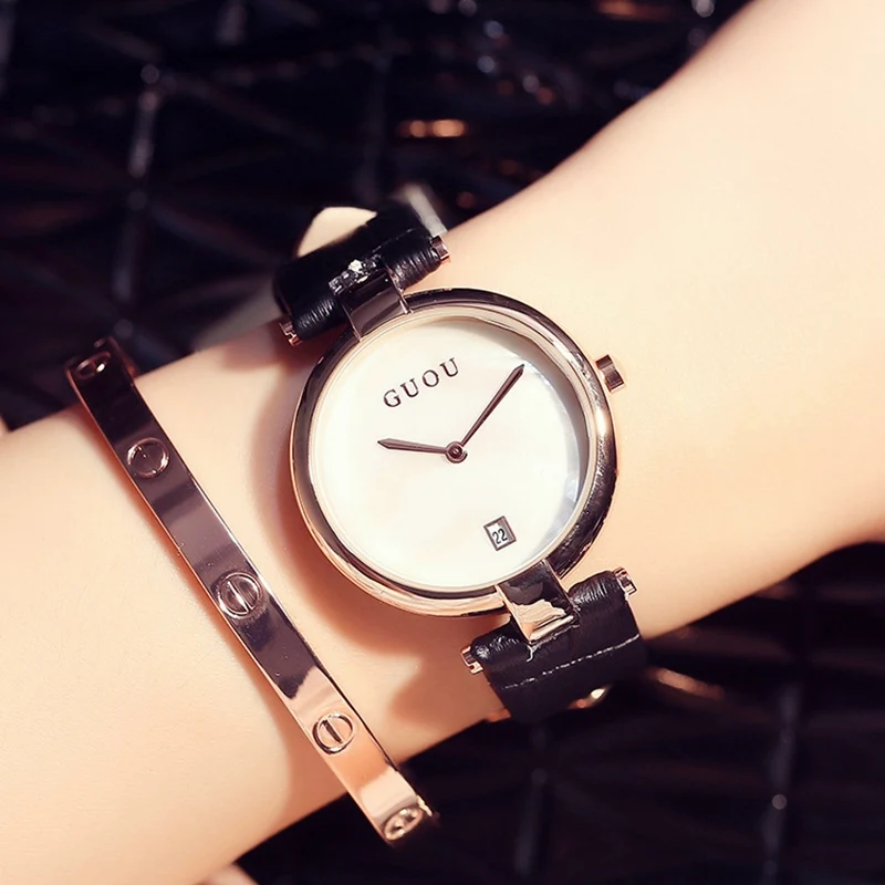 Relogio Feminino Simple Dress Watches Women Top Luxury Brand Wriswatch Ladies Leather Band White Girl Clock Kol Saati Zegarek
Relogio Feminino Simple Dress Watches Women Top Luxury Brand Wriswatch Ladies Leather Band White Girl Clock Kol Saati Zegarek