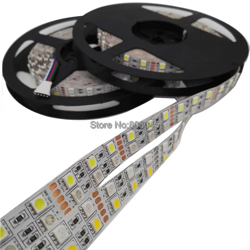 5M Double Row 5050 RGBW Flexible LED Strip RGBWW RGB+White or RGB+Warm White DC12V 5m/lot 120LED/M IP20 Non-Waterproof Stripe
5M Double Row 5050 RGBW Flexible LED Strip RGBWW RGB+White or RGB+Warm White DC12V 5m/lot 120LED/M IP20 Non-Waterproof Stripe