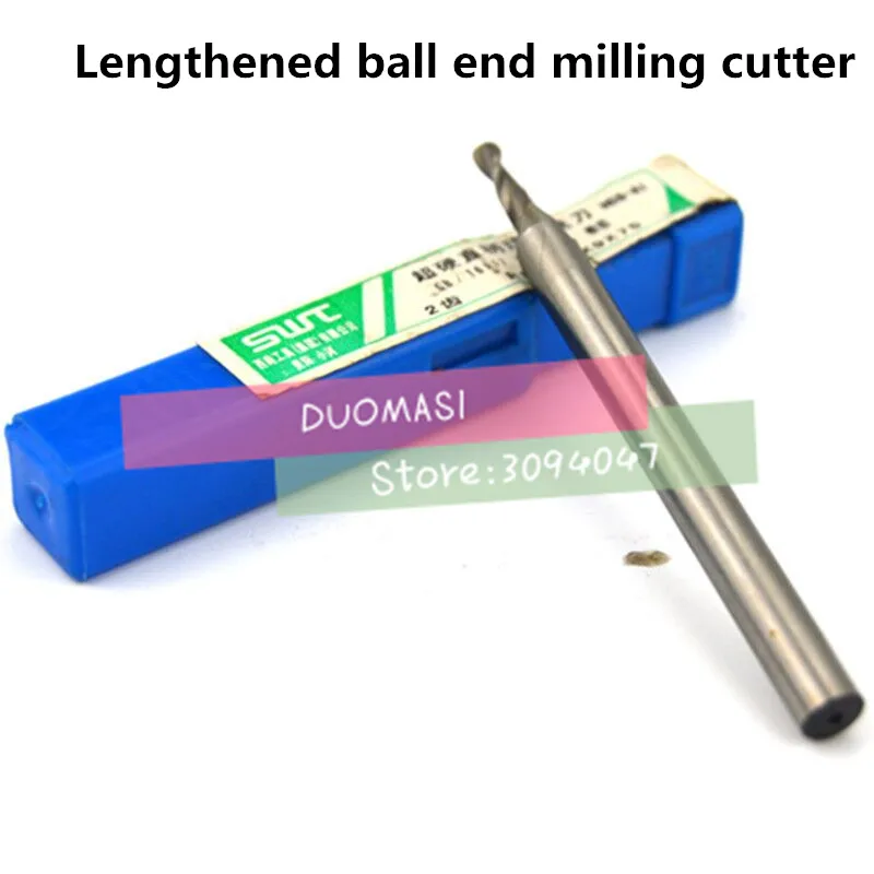 1PCS lengthening R9.0*16*32*140 high speed steel ball end milling cutter, straight shank white steel cutter, R milling cutter
1PCS lengthening R9.0*16*32*140 high speed steel ball end milling cutter, straight shank white steel cutter, R milling cutter