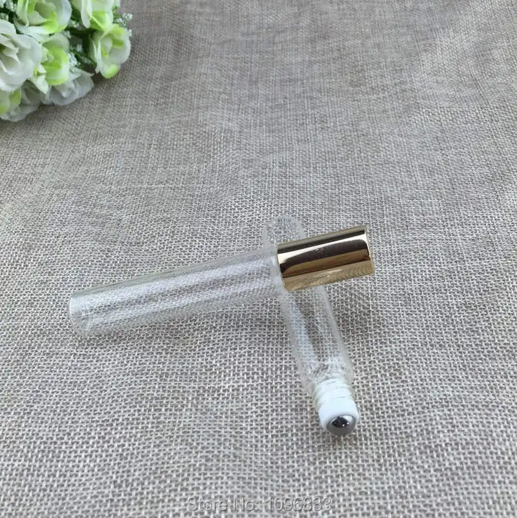8ML 8CC Clear Glass Roll on Bottles Gold color Cap, Essential Oil Bottle, Perfume Packing Bottle, Empty Glass Vial, 50pcs/Lot
8ML 8CC Clear Glass Roll on Bottles Gold color Cap, Essential Oil Bottle, Perfume Packing Bottle, Empty Glass Vial, 50pcs/Lot