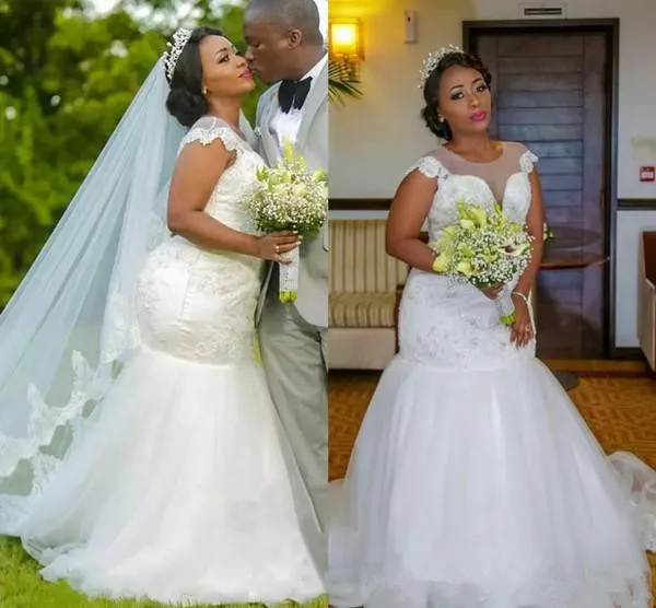 2020 African Country Wedding Dresses Memraid Jewel Sleeveless Sweep Train Bridal Gowns Lace Applique Tulle Wedding Gowns
2020 African Country Wedding Dresses Memraid Jewel Sleeveless Sweep Train Bridal Gowns Lace Applique Tulle Wedding Gowns