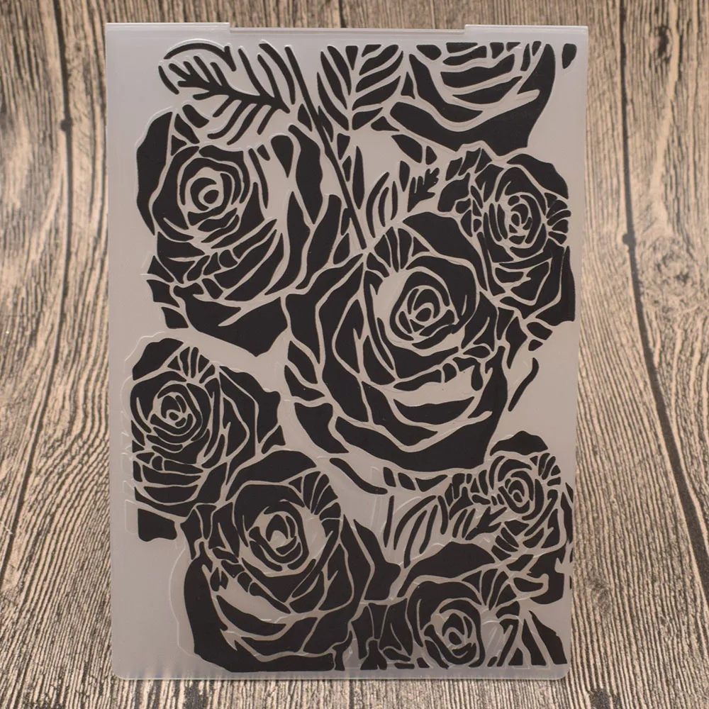 Rose Flowers Plastic Embossing Folders for DIY Scrapbooking Wedding Card Making Paper Embossing Craft Template
Rose Flowers Plastic Embossing Folders for DIY Scrapbooking Wedding Card Making Paper Embossing Craft Template