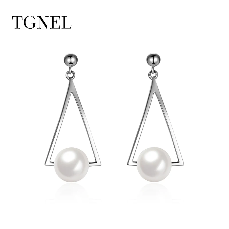 TGNEL 925 Sterling Silver Drop Earrings 2018 New Fine Jewelry for Women Mother of Pearl Triangle Long Earring for Engagement
TGNEL 925 Sterling Silver Drop Earrings 2018 New Fine Jewelry for Women Mother of Pearl Triangle Long Earring for Engagement