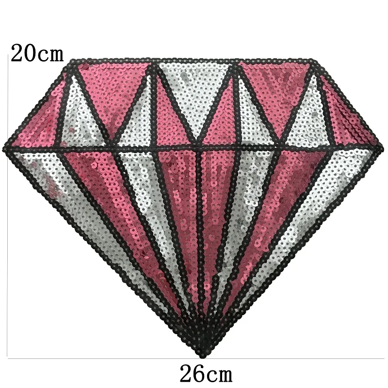 2PCS Pink Sequins Diamond Patches for Clothing Bags T-shirt Sewing on Sequined Patch Large DIY Decoration Accessories Appliques
2PCS Pink Sequins Diamond Patches for Clothing Bags T-shirt Sewing on Sequined Patch Large DIY Decoration Accessories Appliques
