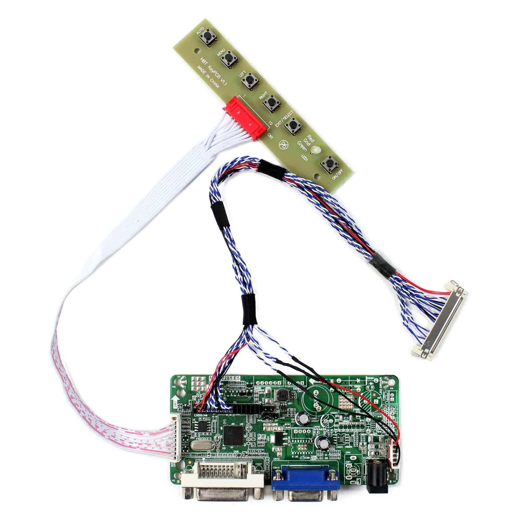 DVI VGA lcd controller board RT2281 work for 15inch G150XTN06.1 1024X768 lcd panel
DVI VGA lcd controller board RT2281 work for 15inch G150XTN06.1 1024X768 lcd panel