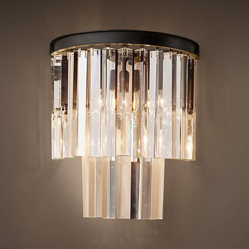 Retro Classic K9 LED Crystal wall lights Bedside crystal Wall Lamps for Corridor bedroom entrance hall
Retro Classic K9 LED Crystal wall lights Bedside crystal Wall Lamps for Corridor bedroom entrance hall