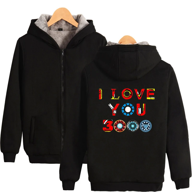 I Love You 3000 Times Winter Fashion Zipper Men Women Hoodies Jackets Long Sleeve Thicker Pocket Zip Up Hoodie Sweatshirts Tops
I Love You 3000 Times Winter Fashion Zipper Men Women Hoodies Jackets Long Sleeve Thicker Pocket Zip Up Hoodie Sweatshirts Tops