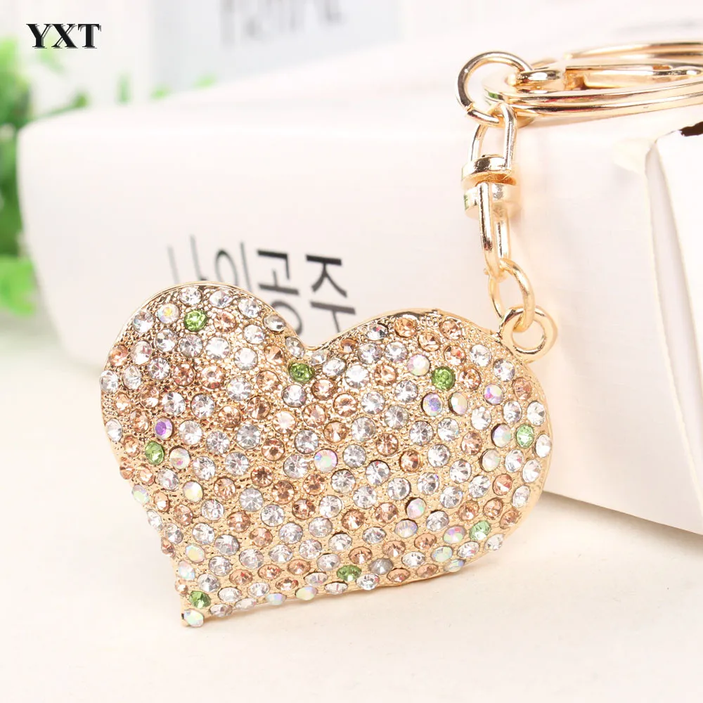 Sweet Love Heart Fashion Crystal Rhinestone Charm Pendant Purse Bag Car Key Ring Chain Wedding Jewelry Handmade Nice Gift
Sweet Love Heart Fashion Crystal Rhinestone Charm Pendant Purse Bag Car Key Ring Chain Wedding Jewelry Handmade Nice Gift