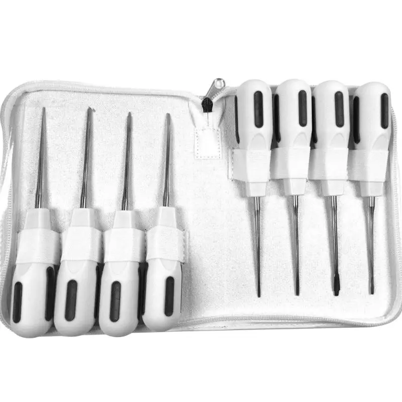 8pcs/set Tooth Extraction Elevators Kit Dental Minimally Invasive Forceps Stainless Steel
8pcs/set Tooth Extraction Elevators Kit Dental Minimally Invasive Forceps Stainless Steel