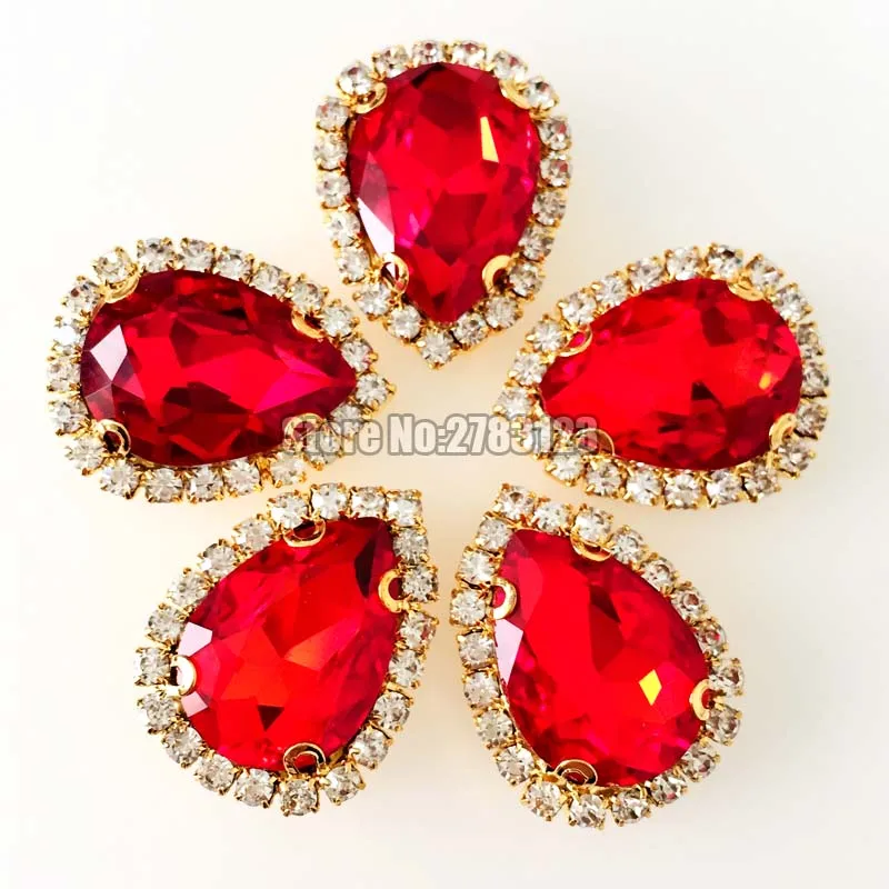 Red color Gold bottom faltback sew on Crystal button,high quality Glass Crystal loose rhinestones7x10mm 10x14mm 13x18mm 18x25mm
Red color Gold bottom faltback sew on Crystal button,high quality Glass Crystal loose rhinestones7x10mm 10x14mm 13x18mm 18x25mm