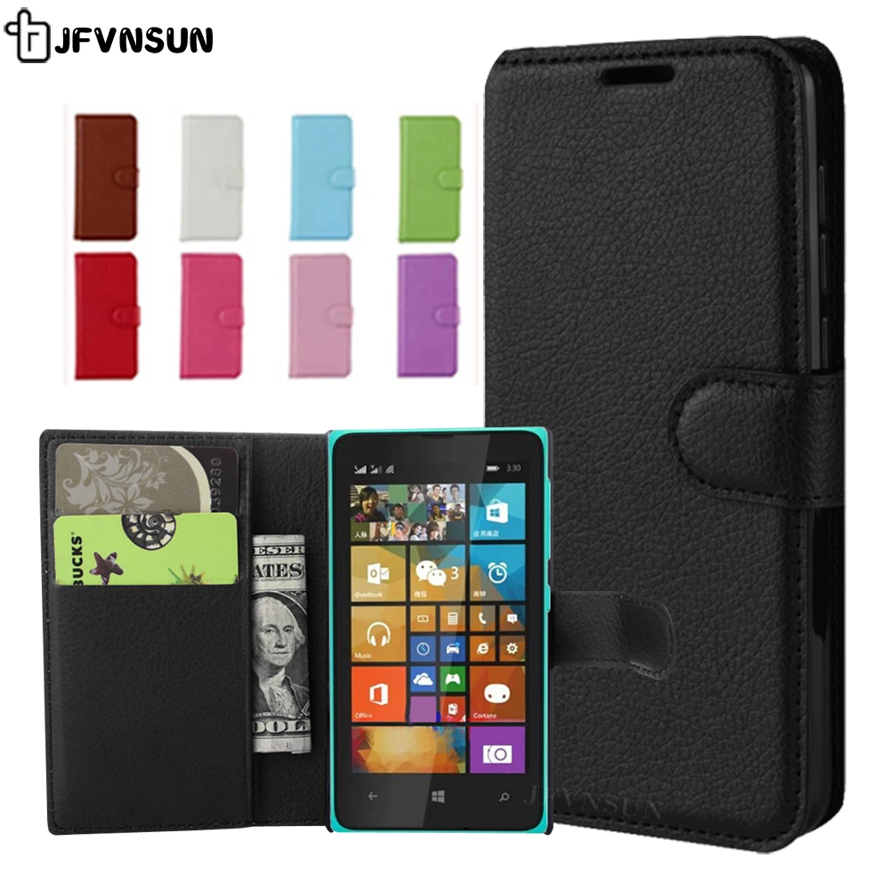 Чехол для Lumia 435 532 Магнитный чехол бумажник Microsoft Nokia в стиле ретро с отделением