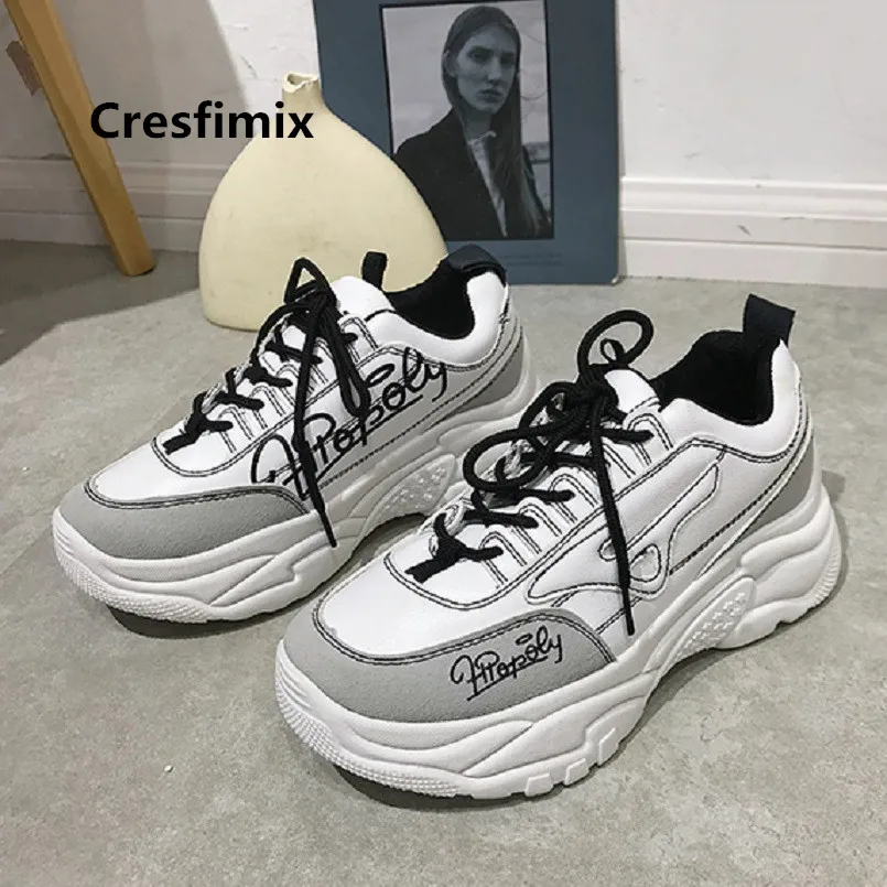 Cresfimix Chaussures Femmes Women Cute Comfortable Height Increased Shoe Lady Thick Sole Spring Lace Up Shoes Cool Shoes C3503
Cresfimix Chaussures Femmes Women Cute Comfortable Height Increased Shoe Lady Thick Sole Spring Lace Up Shoes Cool Shoes C3503
