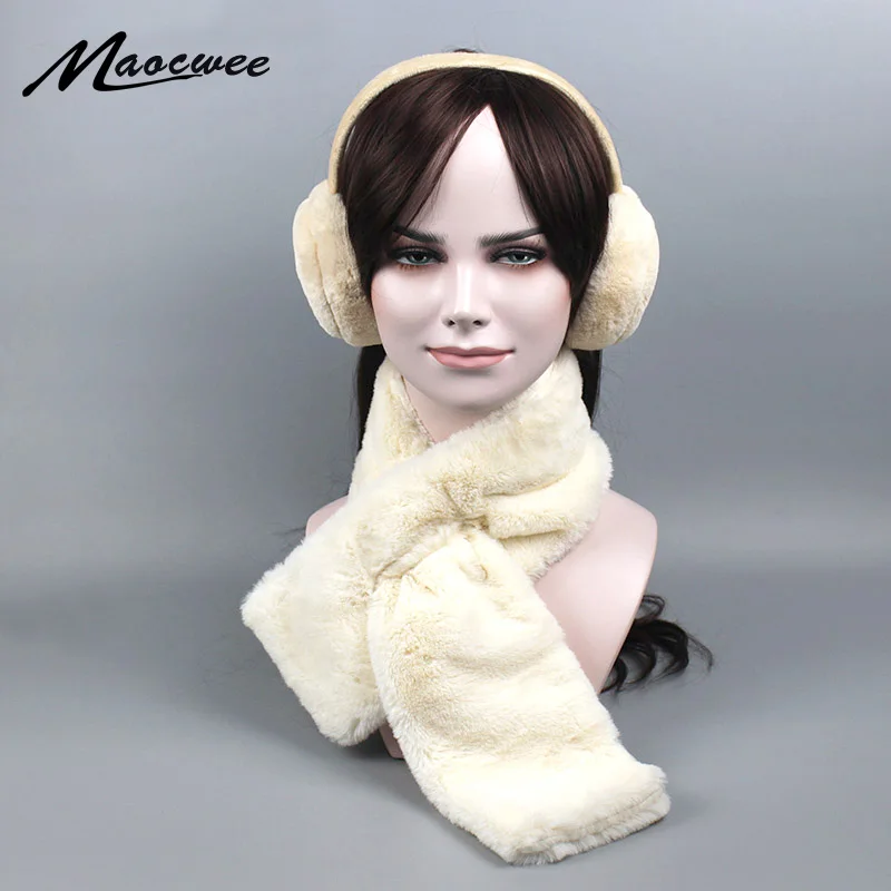 New Velvet Women Scarf Earmuffs Set Brand Warm Winter Scarves for Girl Fashion Neck Warm Bufandas Comfortable Heat installation
New Velvet Women Scarf Earmuffs Set Brand Warm Winter Scarves for Girl Fashion Neck Warm Bufandas Comfortable Heat installation