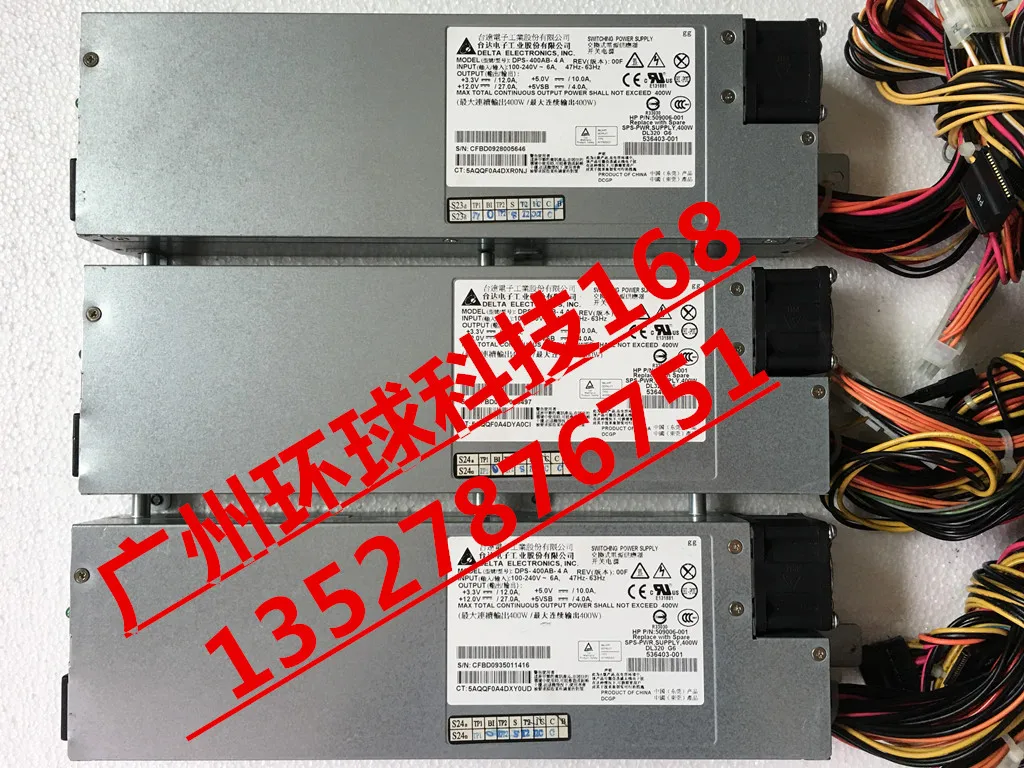 HPDL120G6 DL320G6 DPS-400AB-4A 509006-001 536403-001 Использовано разбирать DHL EMS Бесплатная Доставка |