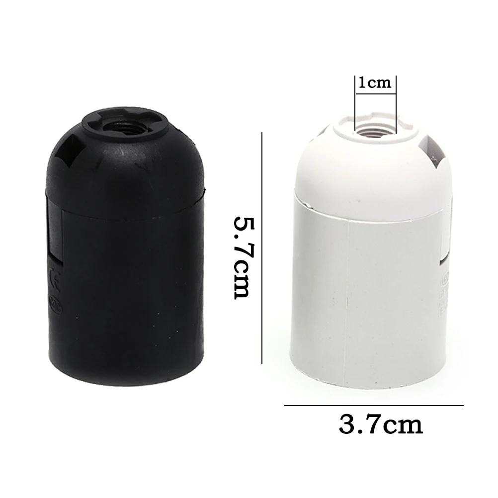 10pcs High Quality Black E27 Light Bulb Lamp Holder Base Pendant Screw Cap Socket 250V 4A
10pcs High Quality Black E27 Light Bulb Lamp Holder Base Pendant Screw Cap Socket 250V 4A