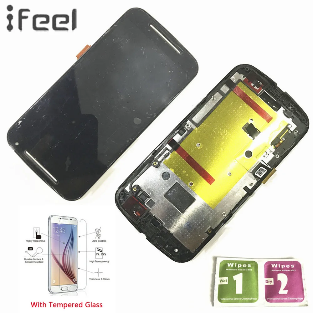 IFEEL 100% тестирование ЖК дисплей Дисплей Сенсорный экран планшета для Motorola Moto G2 2nd Gen