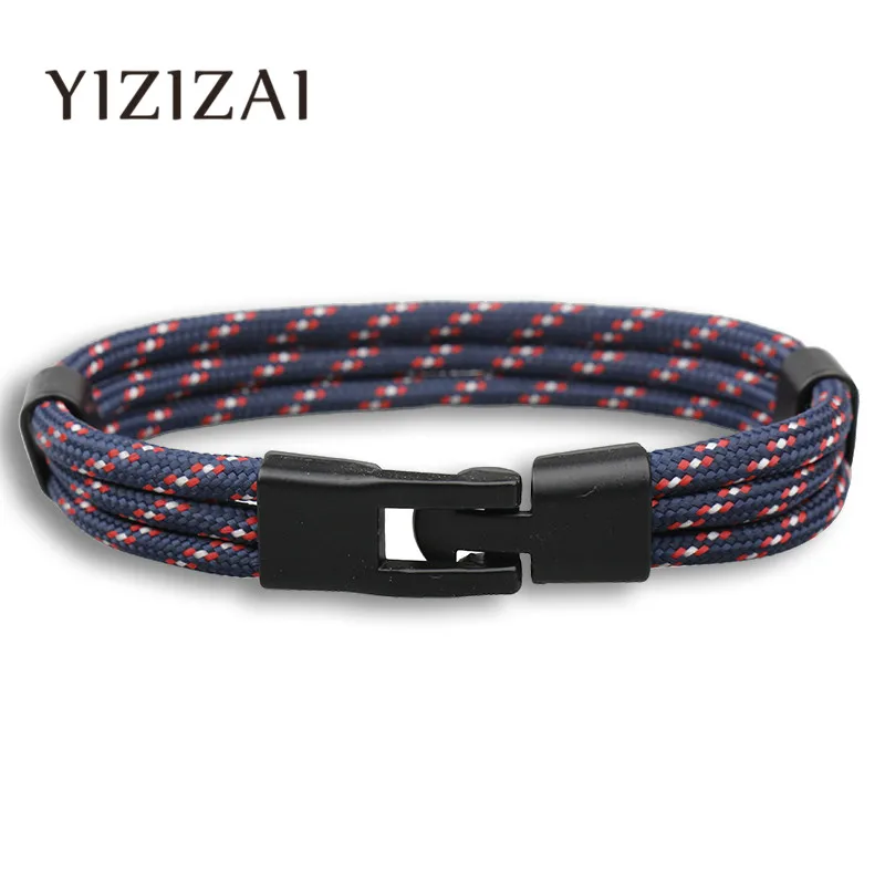 YIZIZAI High Quality Easy-hook Nylon Rope Leather Bracelet Hand Chain Buckle Men Women Charm Summer Style Fashion Bangles Gifts
YIZIZAI High Quality Easy-hook Nylon Rope Leather Bracelet Hand Chain Buckle Men Women Charm Summer Style Fashion Bangles Gifts