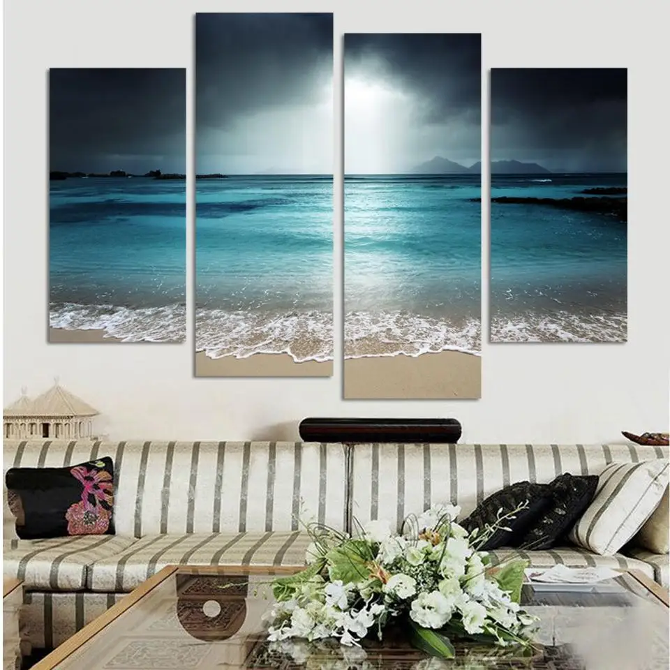 4 Pcs beach painting wall art Picture Modern Home Decoration Living Room or Bedroom Canvas Wall picture framed art W/0698
4 Pcs beach painting wall art Picture Modern Home Decoration Living Room or Bedroom Canvas Wall picture framed art W/0698