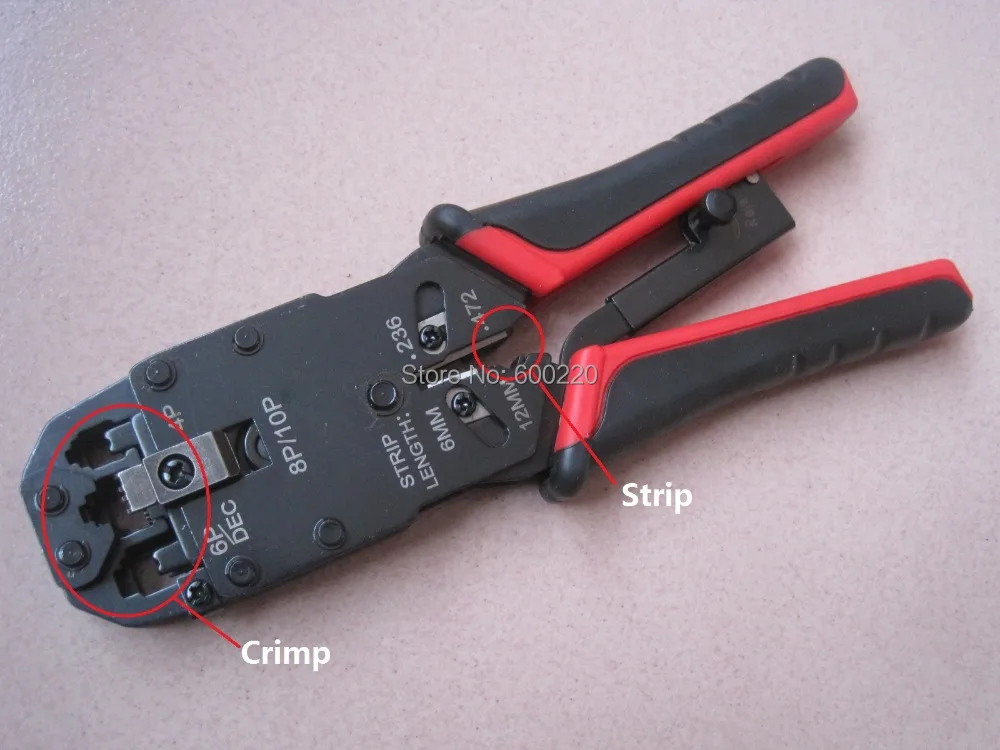 Rj45 Rj11 Rj12 Wire Lan Network Cable Crimping tool Strip Crimp Pc Network Tool 10p/8p/6p/4p
Rj45 Rj11 Rj12 Wire Lan Network Cable Crimping tool Strip Crimp Pc Network Tool 10p/8p/6p/4p