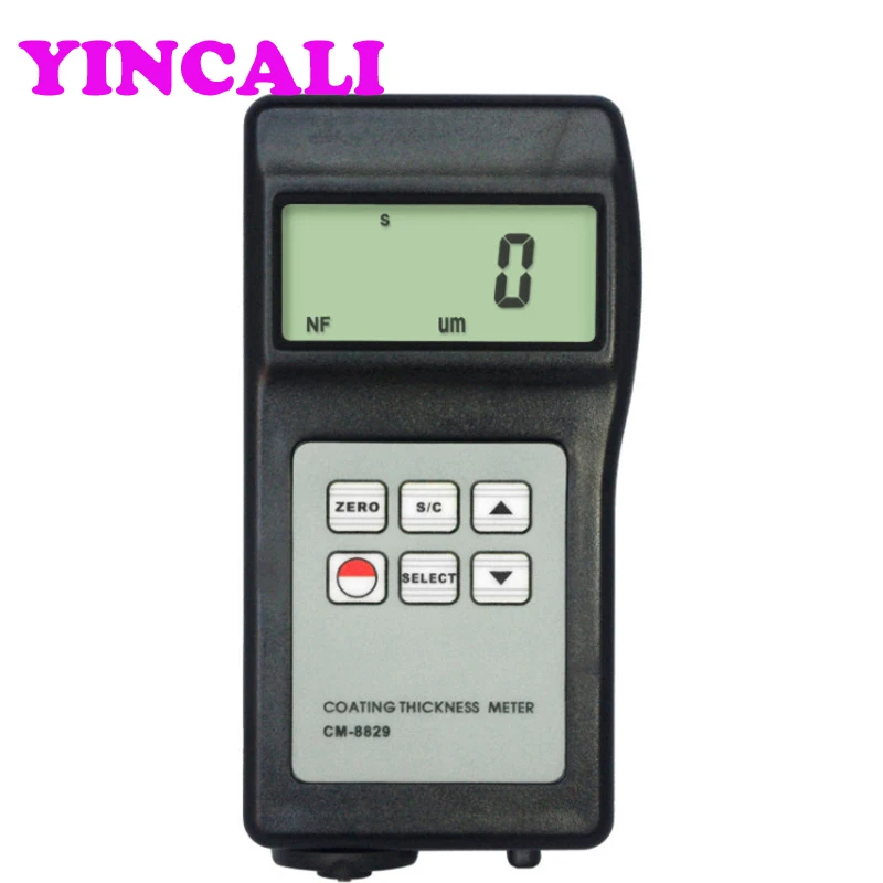 High Precision Coating Thickness Gauge Meter CM-8829FN Two measuring methods magnetic induction (F) and eddy current (N)
High Precision Coating Thickness Gauge Meter CM-8829FN Two measuring methods magnetic induction (F) and eddy current (N)