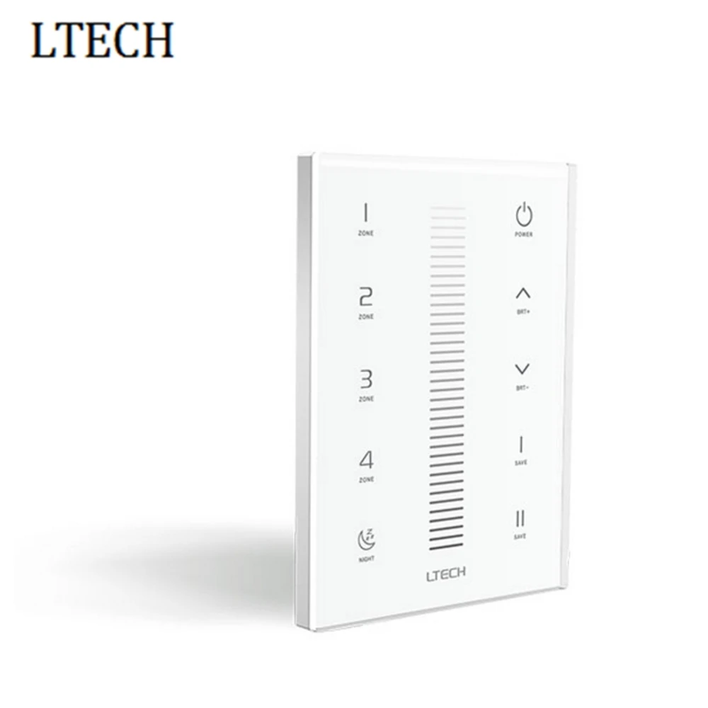 Светодиодный контроллер фирмы ltech DMX512 сенсорный диммер AC 220V 240 V DMX 2 4 Ghz RF удаленный