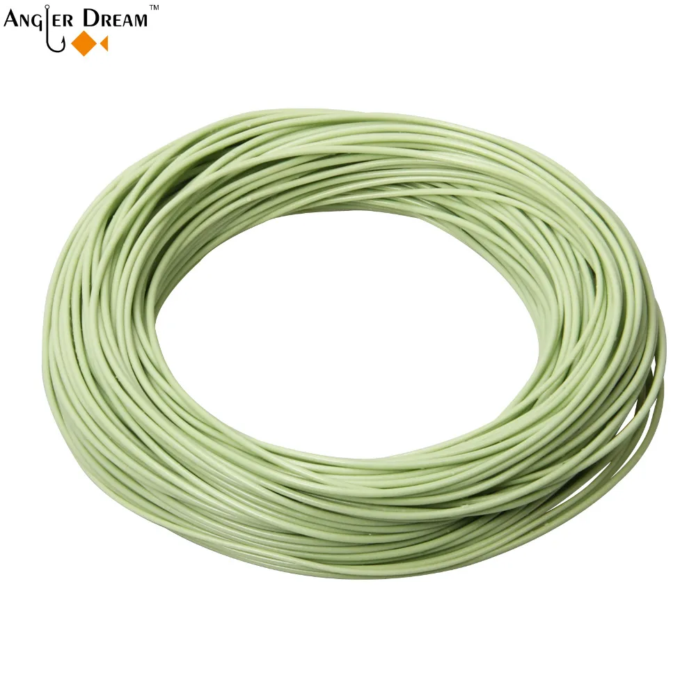 DT 1 2 3 4 5 6 7 8 9F Fly Line Мох Зеленый Двойной Конус плавающая рыболовная леска|fishing line|fly