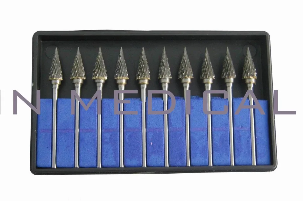 10pcs Tungsten Steel Dental Carbide Burs Lab Med Burrs Tooth Drill 2.35mm dental polish drills
10pcs Tungsten Steel Dental Carbide Burs Lab Med Burrs Tooth Drill 2.35mm dental polish drills