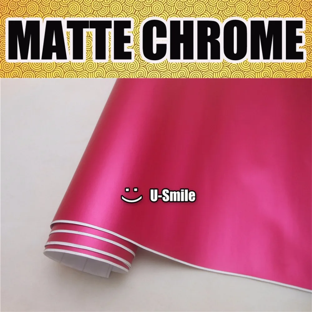 Premium Pink Matte Satin Chrome Pink Vinyl Wrap Film Roll Sticker Bubble Free Car Styling
Premium Pink Matte Satin Chrome Pink Vinyl Wrap Film Roll Sticker Bubble Free Car Styling