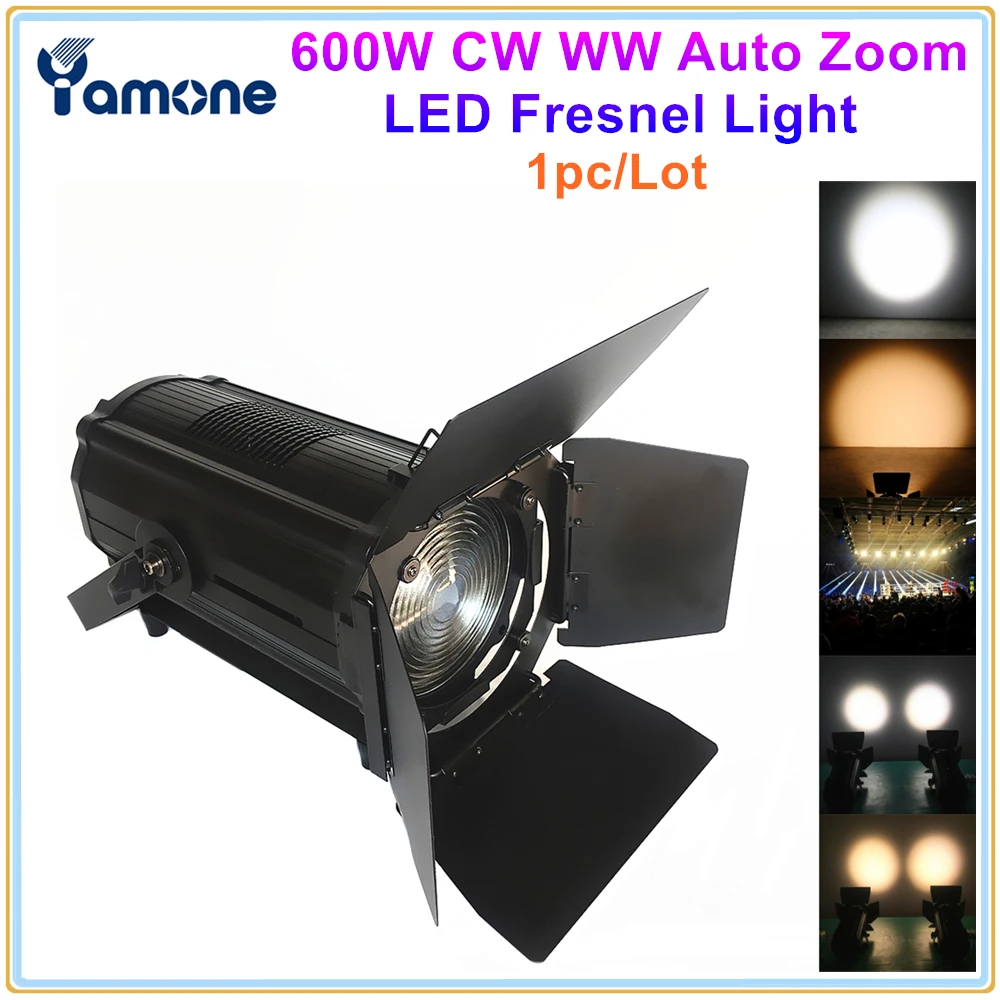 1x High Power 600W CW WW LED Fresnel Spotlight With Auto Zoom 300W CRI90 Imported Lamp Studio TV Show Led Theatre Stage Lighting
1x High Power 600W CW WW LED Fresnel Spotlight With Auto Zoom 300W CRI90 Imported Lamp Studio TV Show Led Theatre Stage Lighting