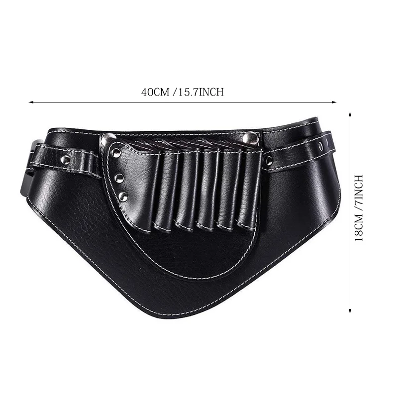 Scissor Pouch Holster PU Leather Hairdressing Bag Holder with Waist Shoulder Belt Scissors Barber Tools Bag Kappers Tas
Scissor Pouch Holster PU Leather Hairdressing Bag Holder with Waist Shoulder Belt Scissors Barber Tools Bag Kappers Tas