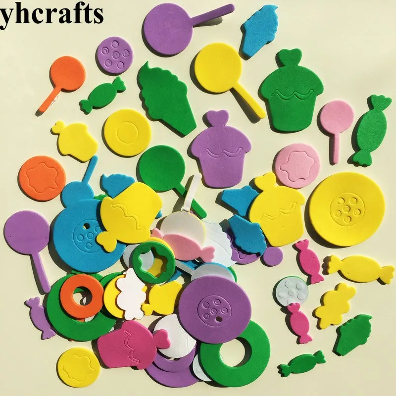 1bag/LOT,Lolipop cake candy foam stickers Early learning educational craft diy toys Creative activity items Kindergarten items
1bag/LOT,Lolipop cake candy foam stickers Early learning educational craft diy toys Creative activity items Kindergarten items