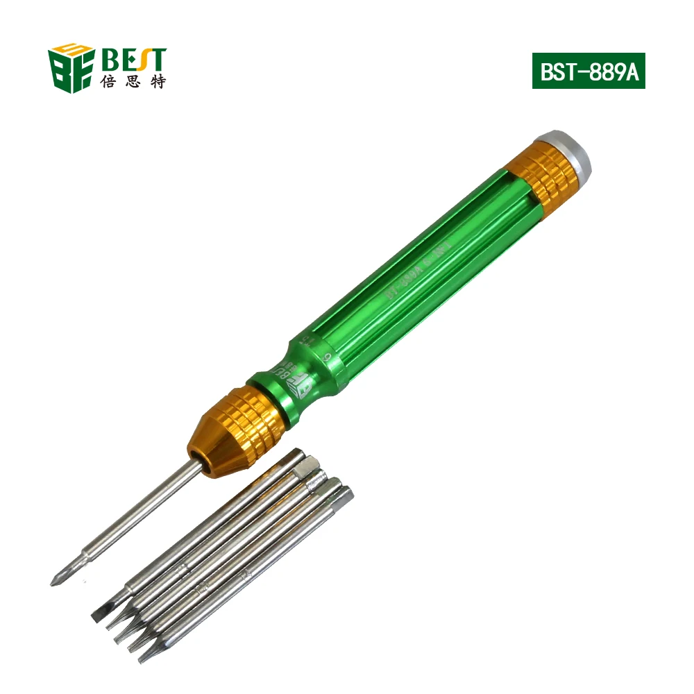BST 889 6 in 1 Multi-Function Magnetic Precision Screwdriver Set for Mobile Phone Electronics Repair Opening Tools
BST 889 6 in 1 Multi-Function Magnetic Precision Screwdriver Set for Mobile Phone Electronics Repair Opening Tools
