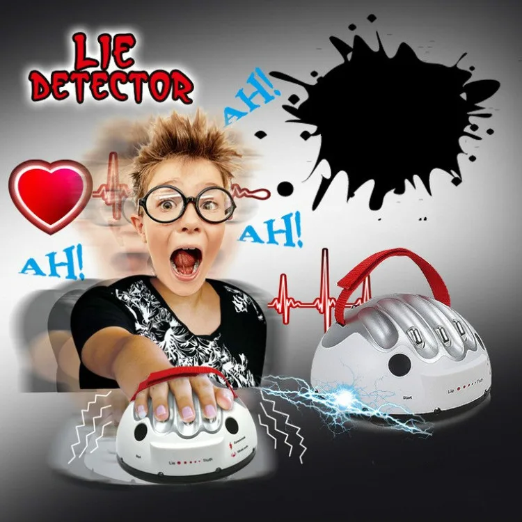 Polygraph Test Tricky Funny Adjustable Adult Micro Electric Shock Lie Detector Shocking Liar Truth Party Game Consoles Gifts Toy
Polygraph Test Tricky Funny Adjustable Adult Micro Electric Shock Lie Detector Shocking Liar Truth Party Game Consoles Gifts Toy
