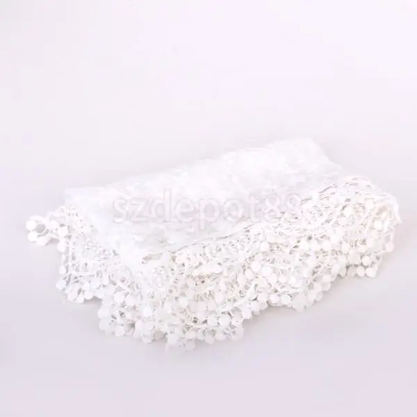 Women Gauze Embroidery Lace Scarf 3310 White
Women Gauze Embroidery Lace Scarf 3310 White