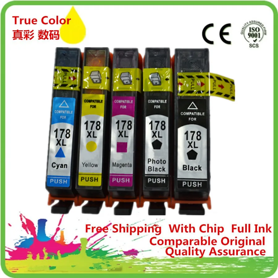 Replacement 178 XL 178XL Ink Cartridges Replace For HP178XL HP178 Photosmart D5460 D5400 D5463 ProB8553
Replacement 178 XL 178XL Ink Cartridges Replace For HP178XL HP178 Photosmart D5460 D5400 D5463 ProB8553