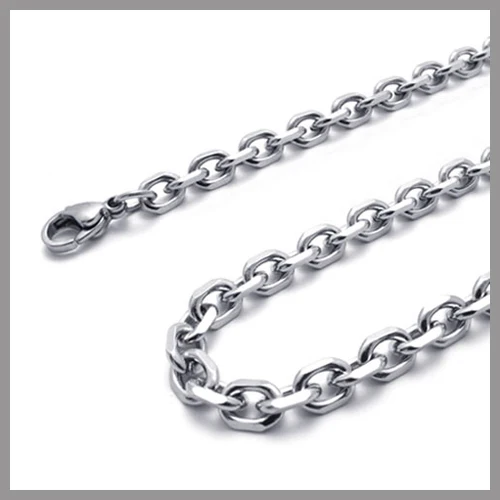 Stainless Steel 4-faced Cable Chain Necklace, Different Thickness, Different Lengths, Top Quality S.Steel Best Seller S007
Stainless Steel 4-faced Cable Chain Necklace, Different Thickness, Different Lengths, Top Quality S.Steel Best Seller S007