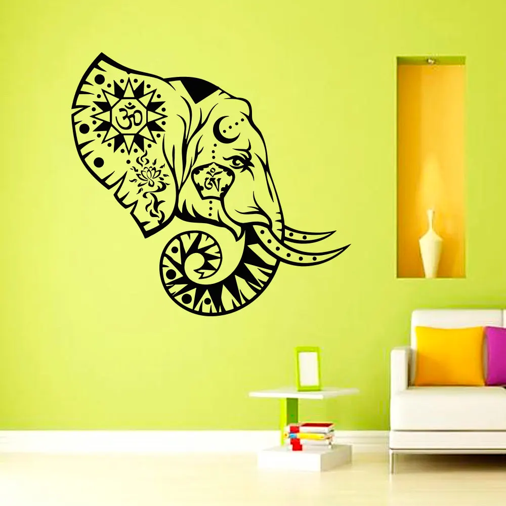 ZOOYOO Indian Pattern OM Sign Elephant Wall Sticker Removable Vinyl Art Decals Home Decor Living Room Bedroom Decoration Murals
ZOOYOO Indian Pattern OM Sign Elephant Wall Sticker Removable Vinyl Art Decals Home Decor Living Room Bedroom Decoration Murals