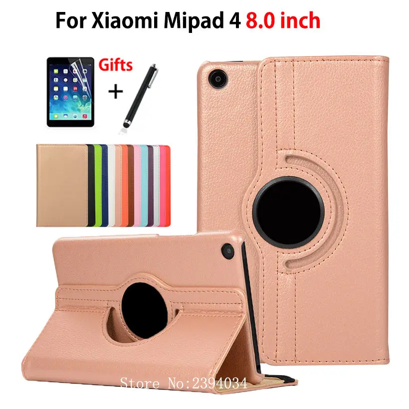 Вращающийся на 360 градусов чехол для Xiaomi Mi Pad MiPad 4 Mipad4 8,0 дюймов, чехол-подставка для планшета из искусственной кожи + стилус + пленка
Вращающийся на 360 градусов чехол для Xiaomi Mi Pad MiPad 4 Mipad4 8,0 дюймов, чехол-подставка для планшета из искусственной кожи + стилус + пленка