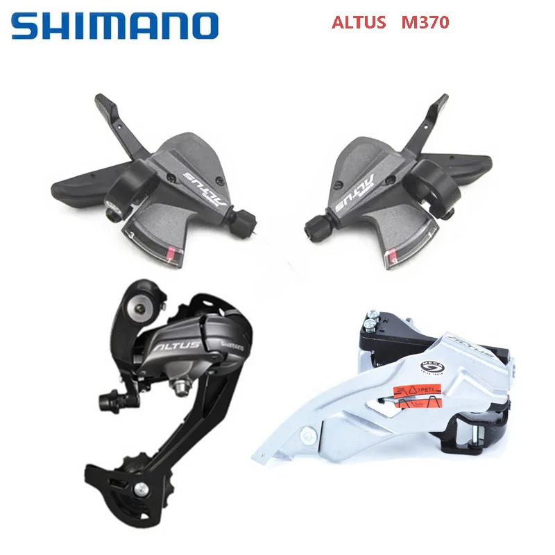 Shimano ALTUS M370 MTB велосипеда 3x9 27-Переключатель скоростей переключения передач мини