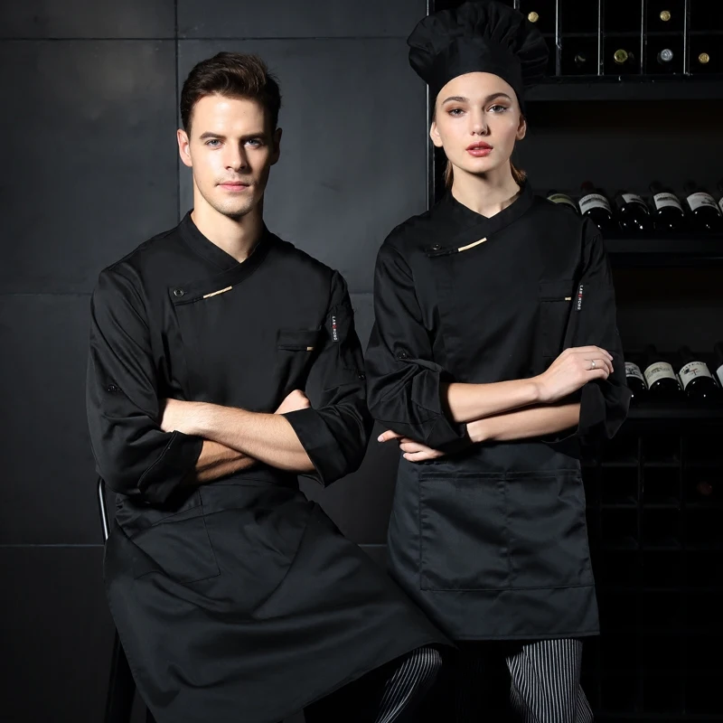 New Unisex Chef Uniform Long Sleeved 4 colors Restaurant Cook Uniforms Work Wear Hotel Cook Clothes LCMH01
New Unisex Chef Uniform Long Sleeved 4 colors Restaurant Cook Uniforms Work Wear Hotel Cook Clothes LCMH01