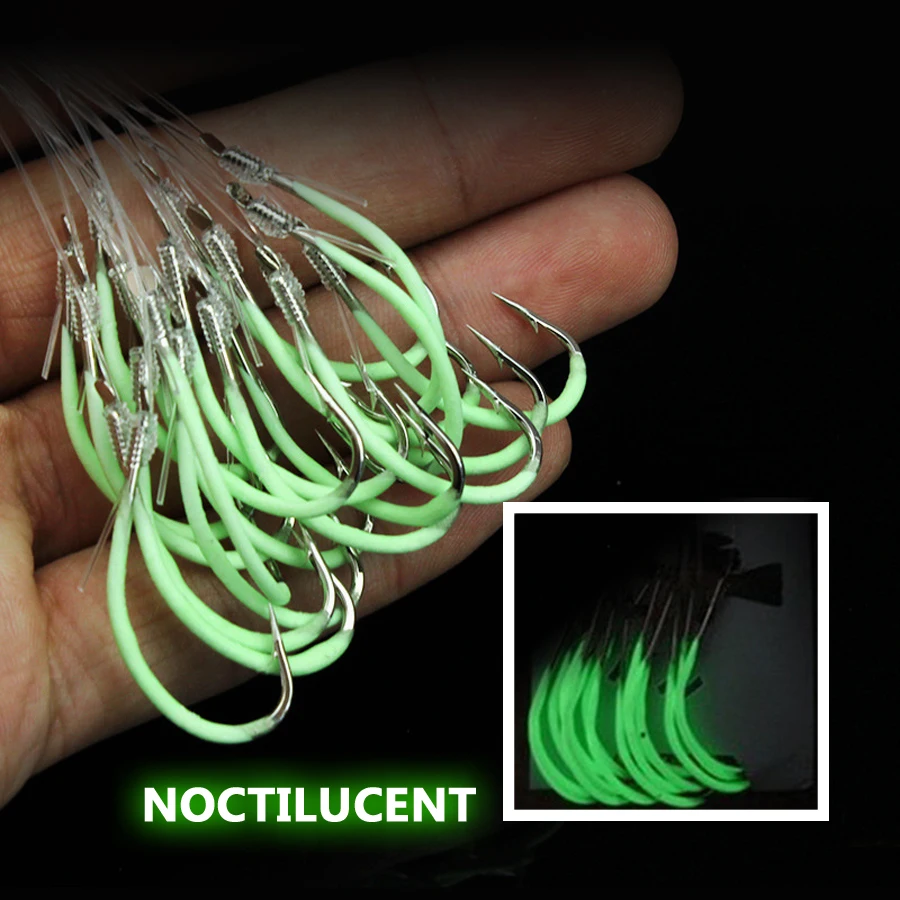 Gaining 14Pack 12-30# Luminous Fishing Hooks with Line Fishhooks Fishing Accessories Supplies Lures Glow In Night
Gaining 14Pack 12-30# Luminous Fishing Hooks with Line Fishhooks Fishing Accessories Supplies Lures Glow In Night