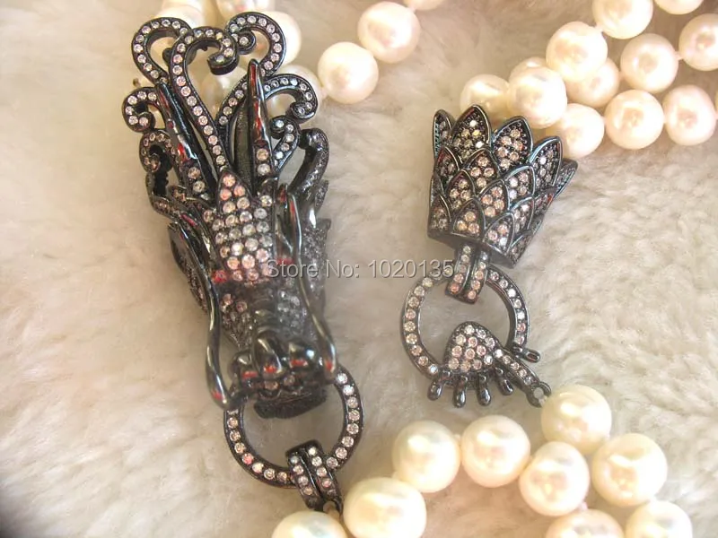 3rows freshwater pearl near round 8-9mm necklace 28-30inch and black dragon clasp wholesale FPPJ
3rows freshwater pearl near round 8-9mm necklace 28-30inch and black dragon clasp wholesale FPPJ