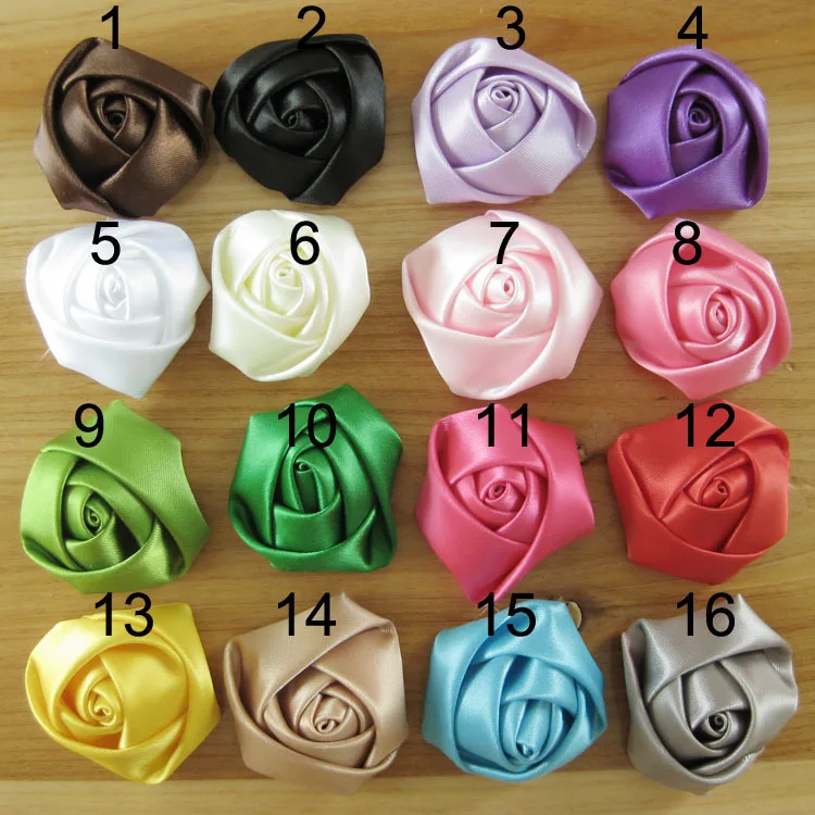 30pcs/lot 4cm satin rolled rosette rose handmade flower for hair ornaments,garments DIY accessory
30pcs/lot 4cm satin rolled rosette rose handmade flower for hair ornaments,garments DIY accessory